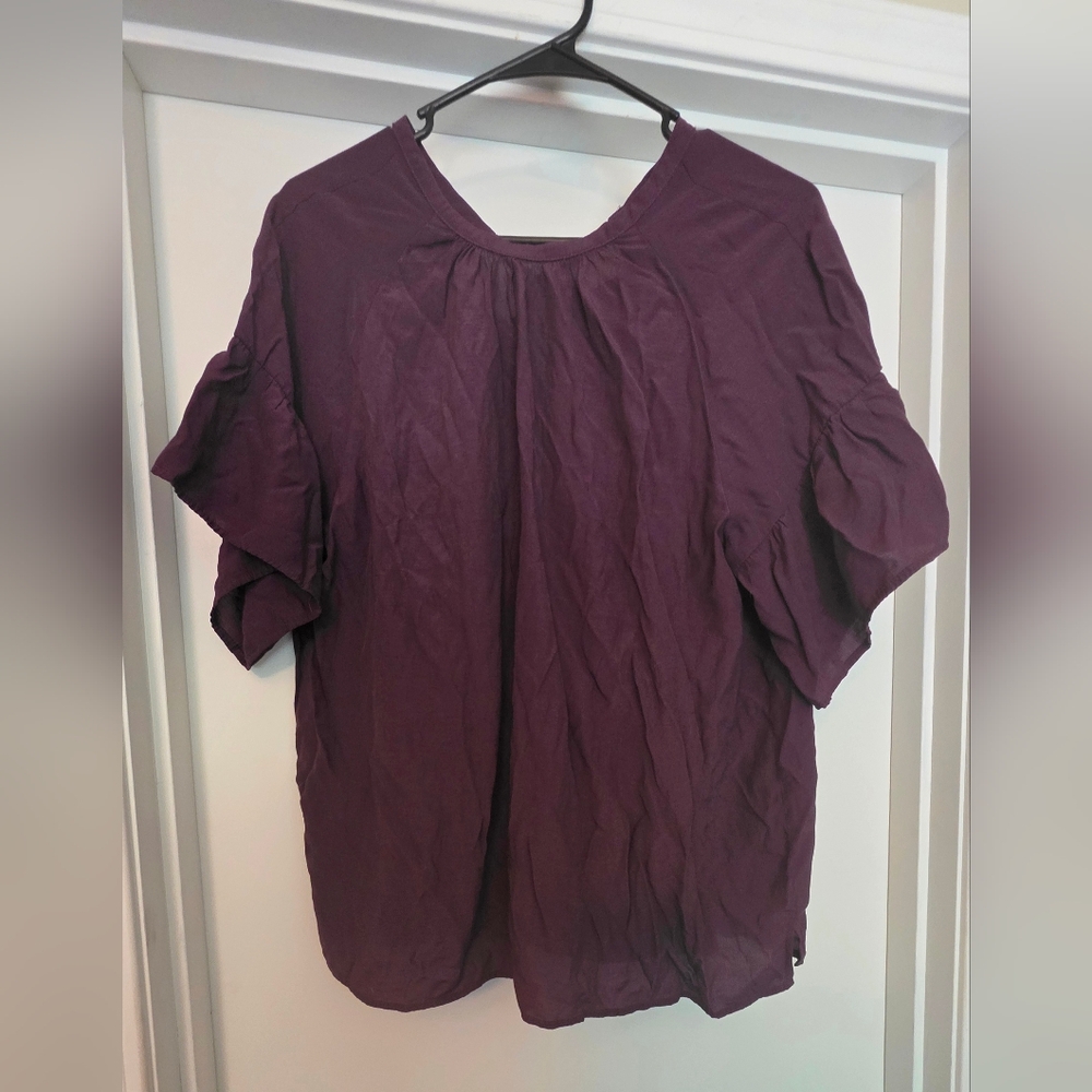 Loft Women's Plum Purple‎ Top - Picture 1 of 7